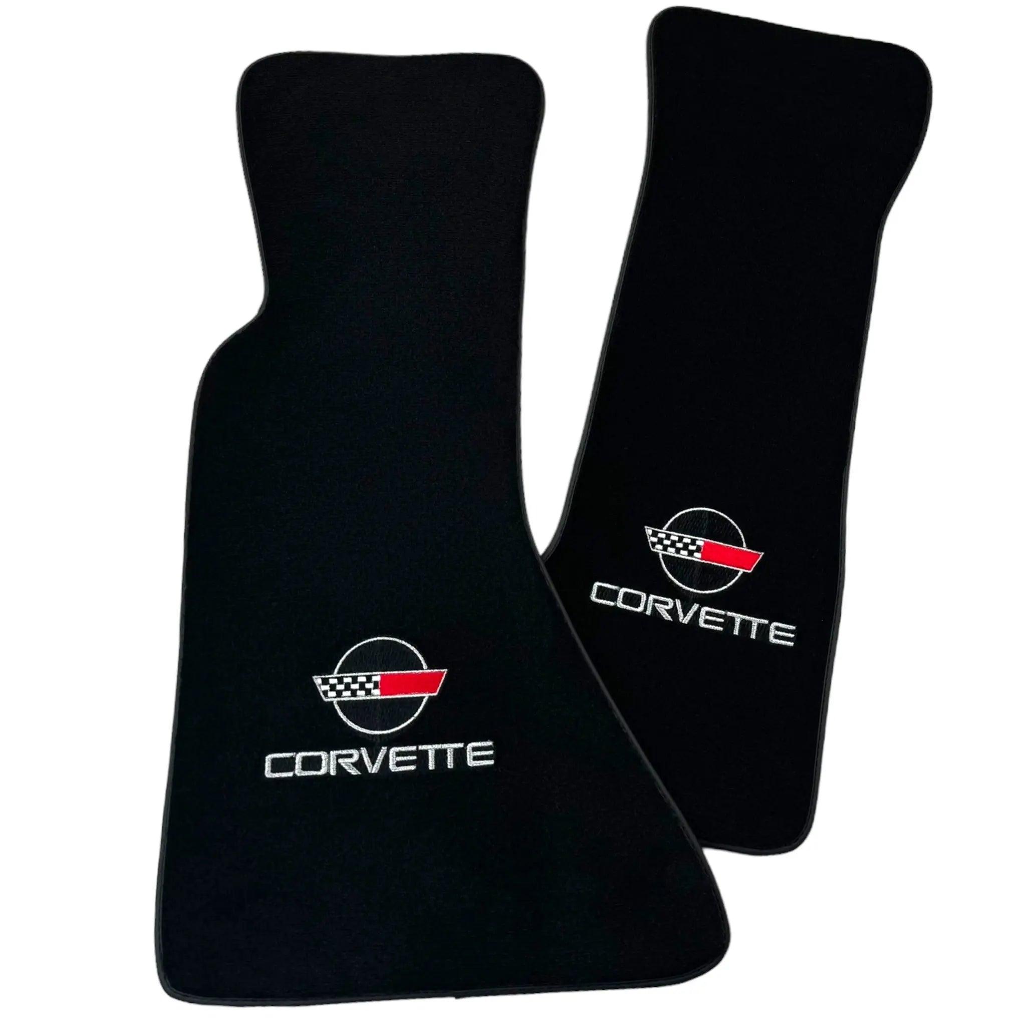 Black Floor Mats for Chevrolet Corvette C4 (1984-1996)