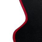 Black Floor Mats For Chevrolet Corvette C7 (2014-2019) | Red Trim - AutoWin