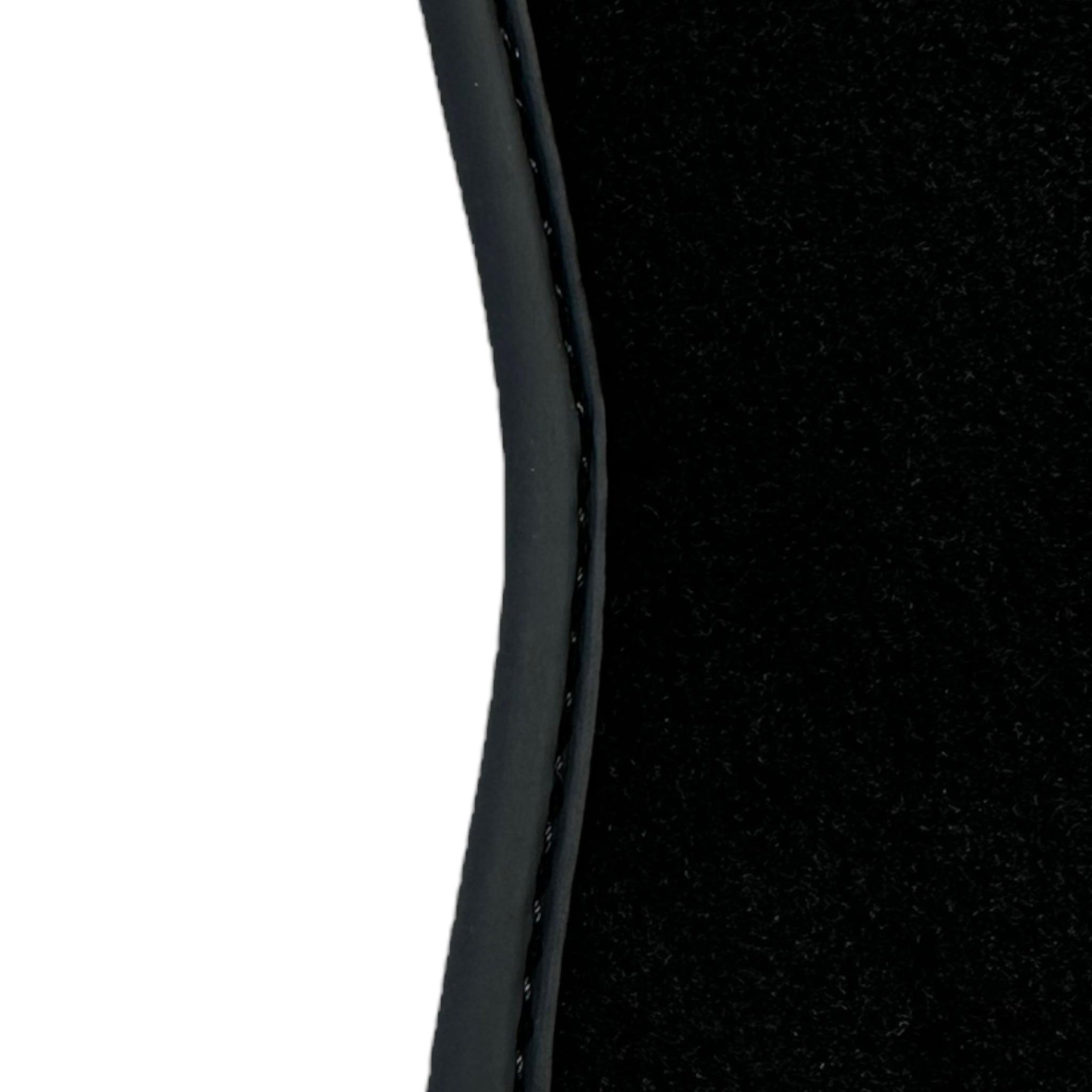 Black Floor Mats For Chevrolet Corvette C8 (2020-present) - AutoWin