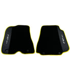 Black Floor Mats for Ferrari F12 TRS (2014) with Carbon Leather