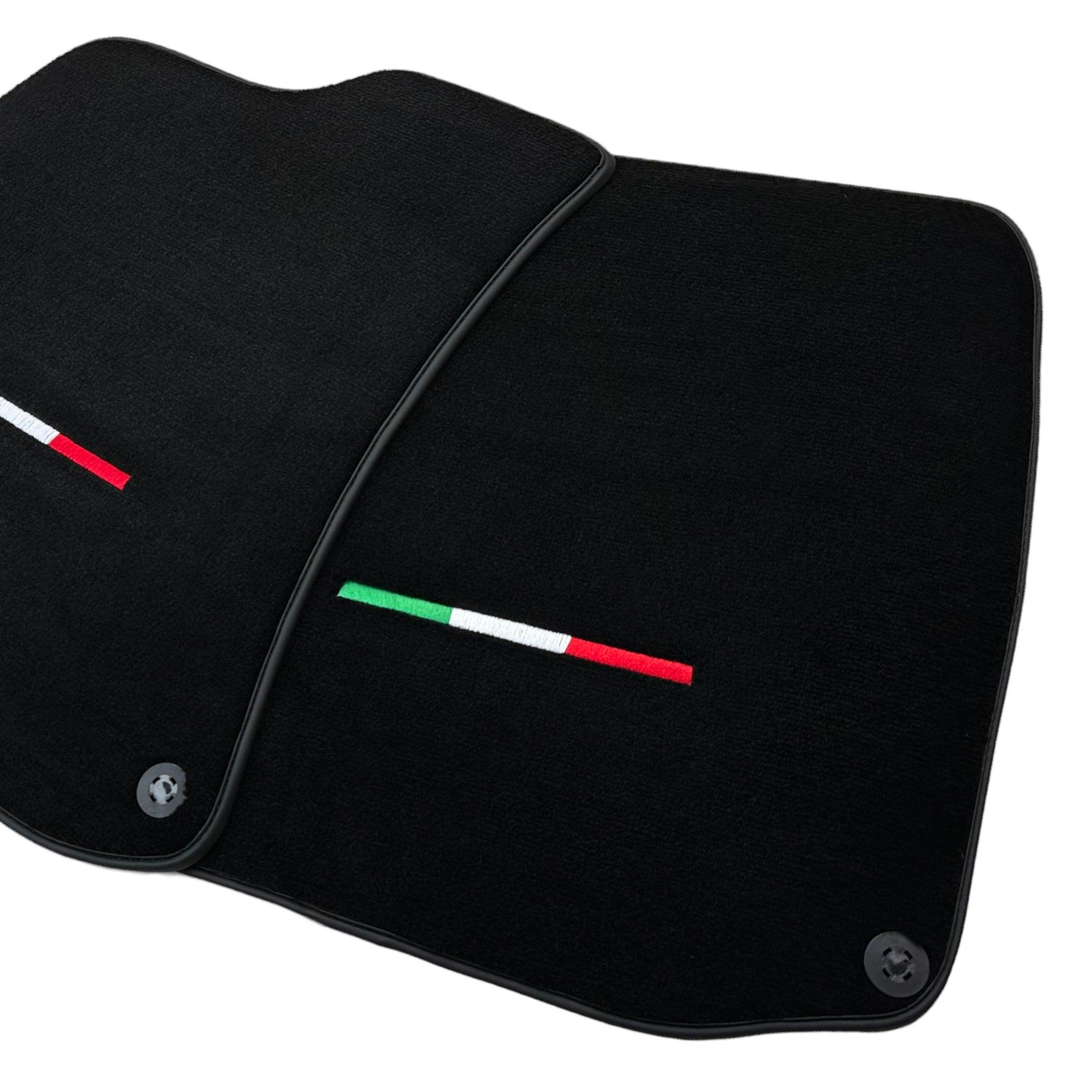 Black Floor Mats For Ferrari Portofino (2018-2023) Italian Edition