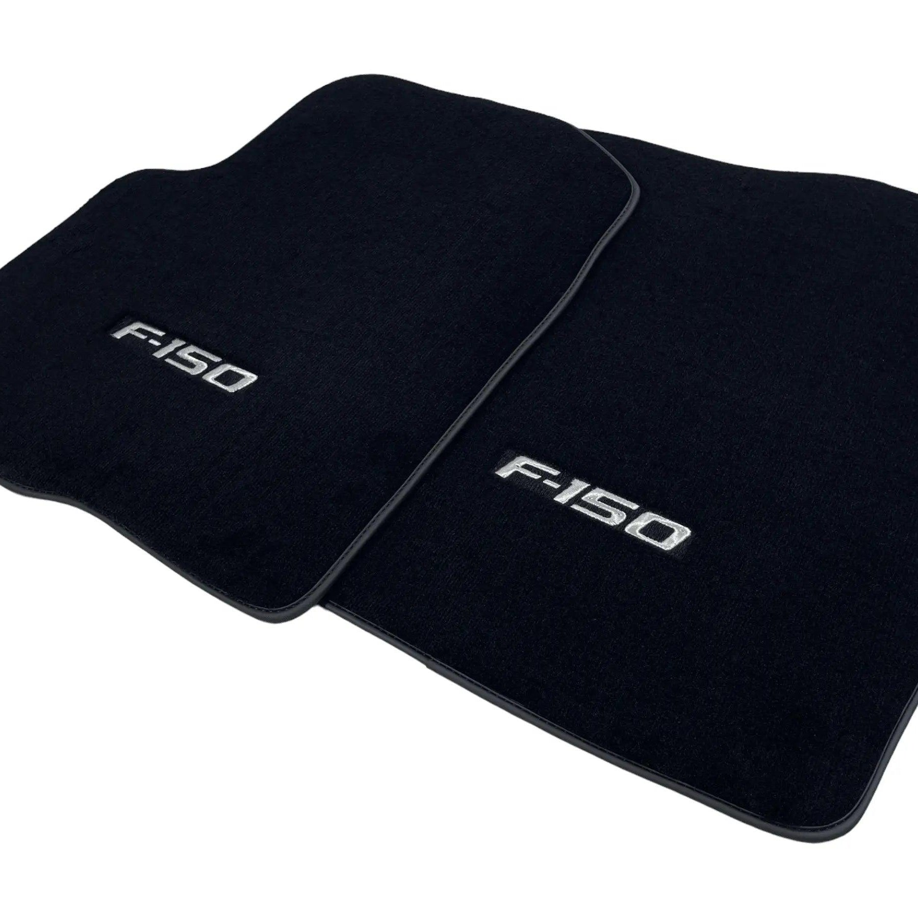 Black Floor Mats For Ford F150 2009-2014 - AutoWin