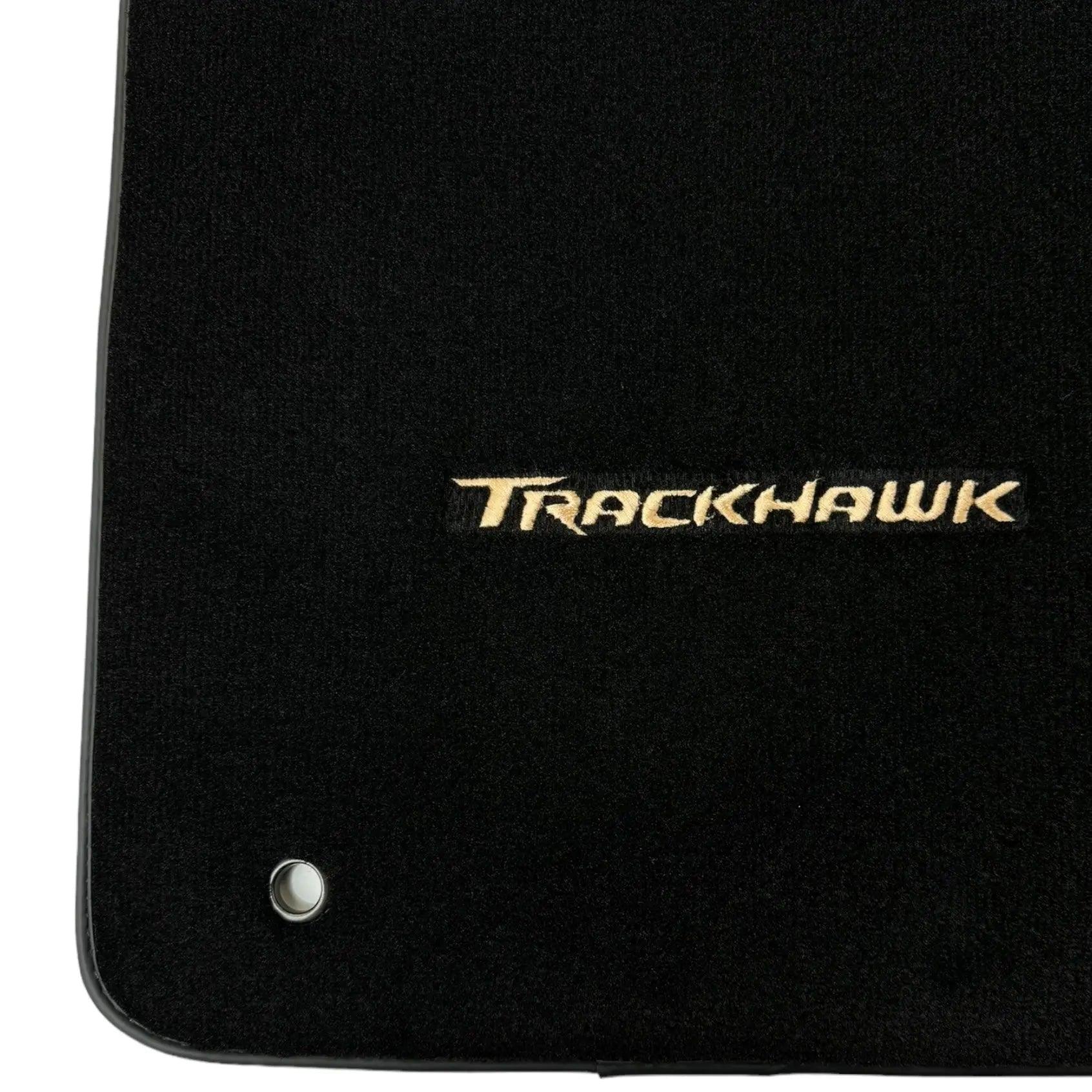 Black Floor Mats for Jeep Grand Cherokee Trackhawk (2018-2021)