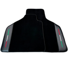 Customizable Black Floor Mats for Lamborghini Diablo (1990-2001) with Carbon Fiber