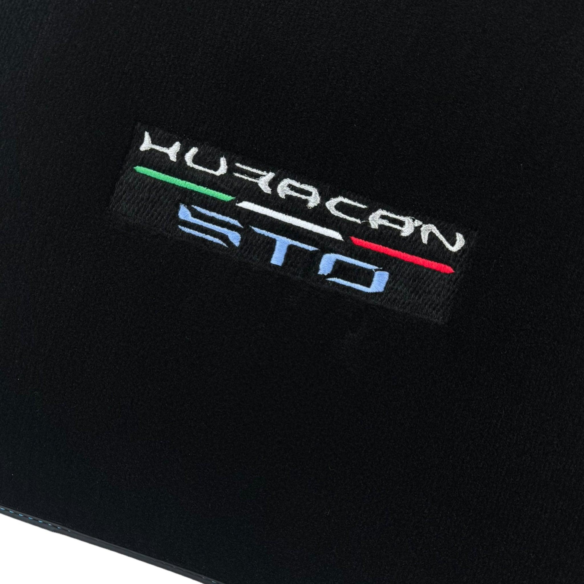 Black Floor Mats for Lamborghini Huracan STO - AutoWin