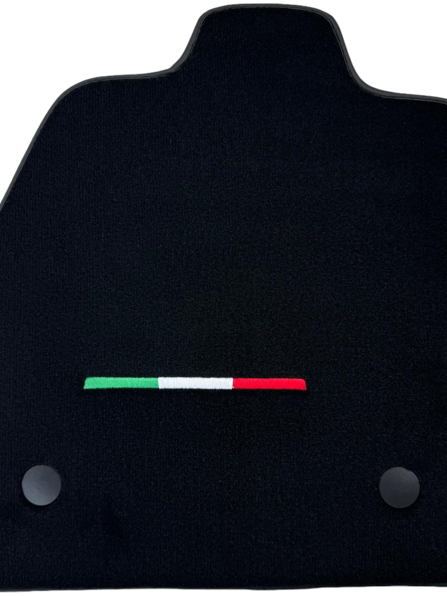 Black Floor Mats For Maserati MC20 (2020-2023) Italy Edition - AutoWin