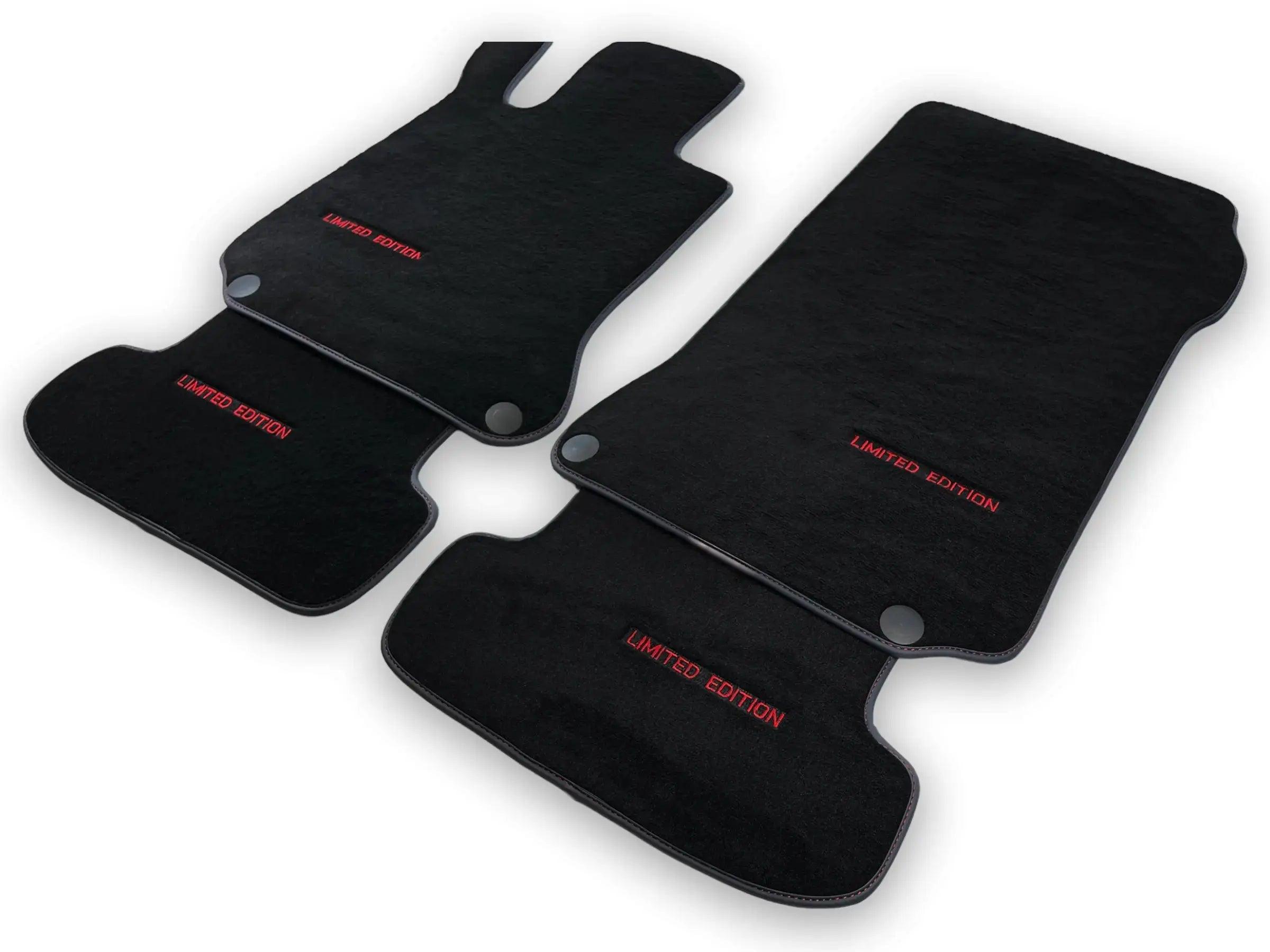 Black Floor Mats For Mercedes Benz E-Class C238 Coupe (2017-2023) | Limited Edition
