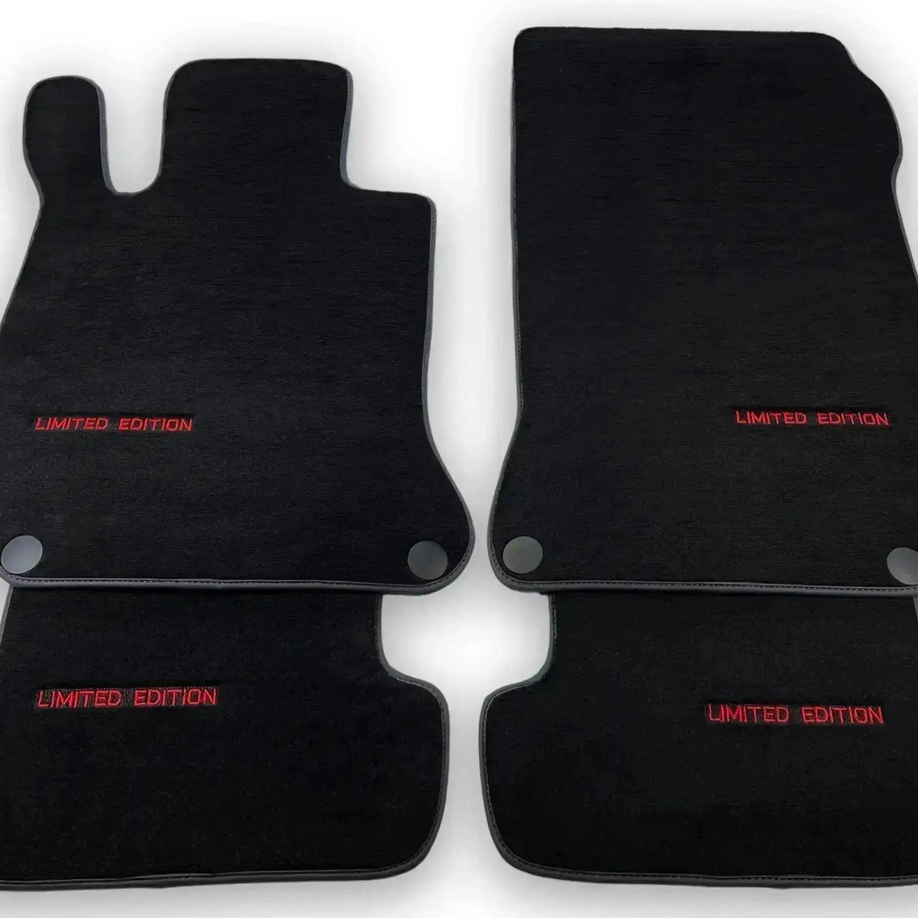 Black Floor Mats For Mercedes Benz GLC-Class C253 Coupe (2019-2023) | Limited Edition - AutoWin