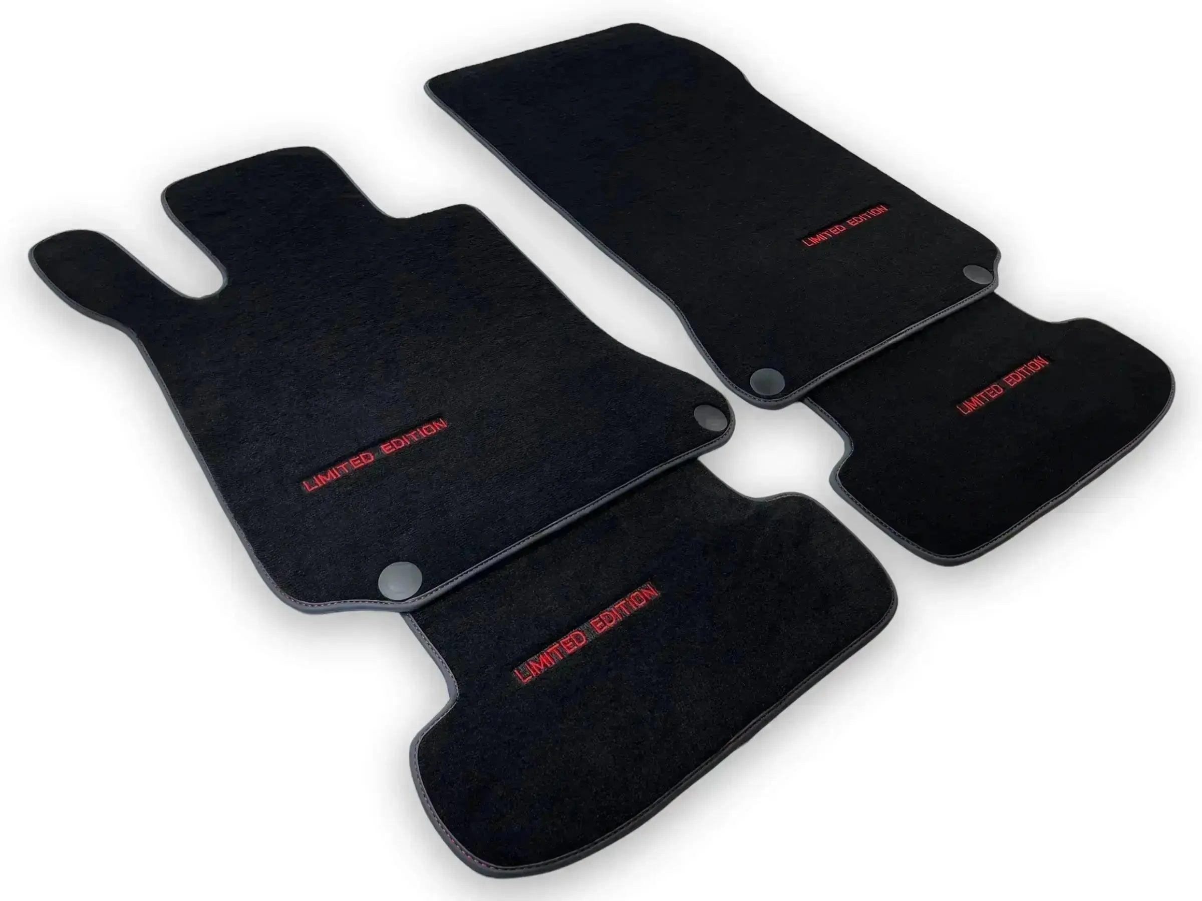 Black Floor Mats For Mercedes Benz GLC-Class C253 Coupe (2020-2023) Hybrid | Limited Edition