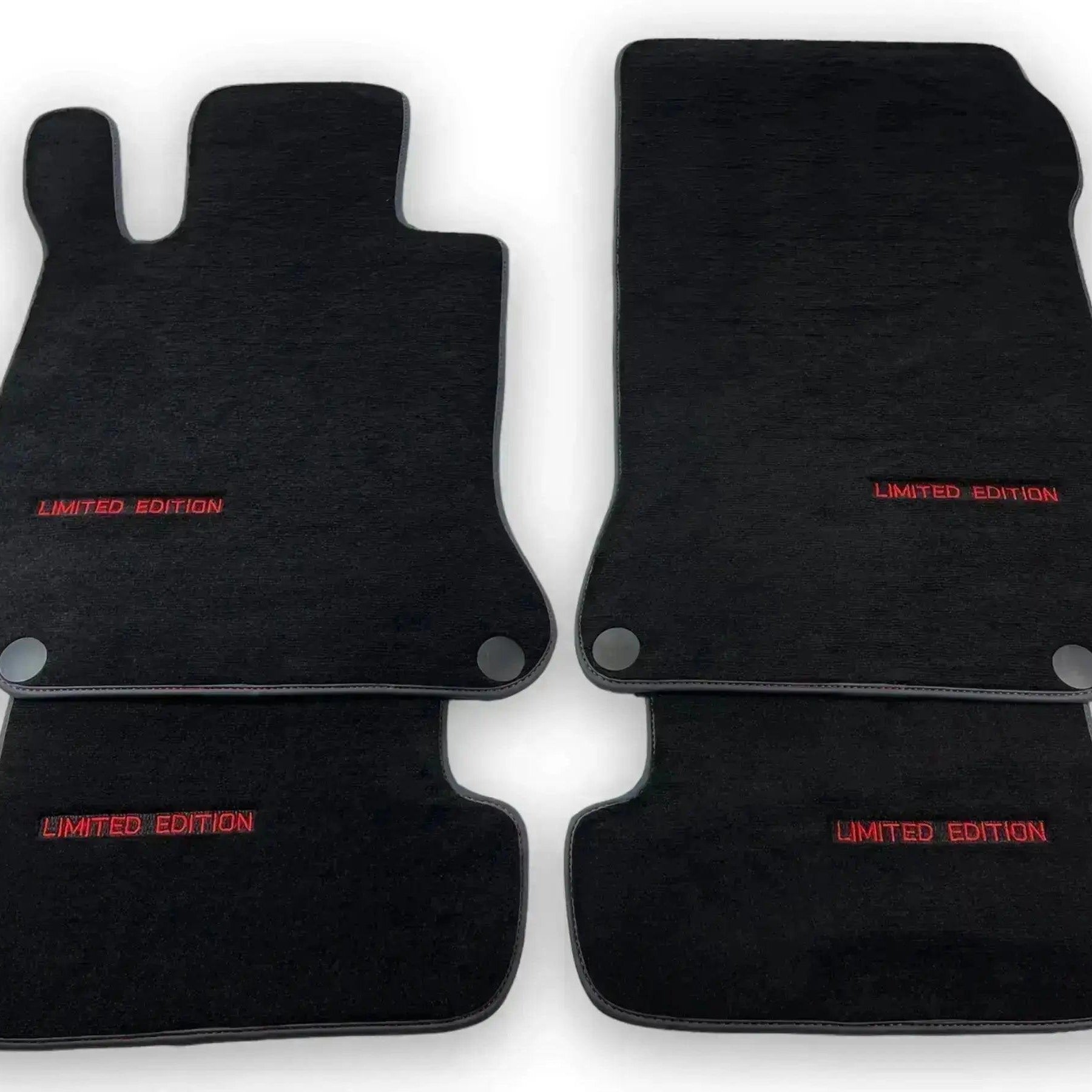 Black Floor Mats For Mercedes Benz GLC-Class X253 SUV (2015-2019) | Limited Edition