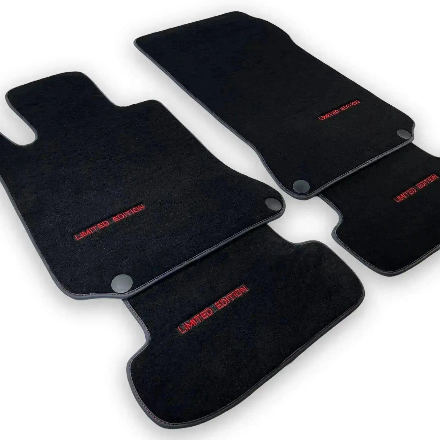 Black Floor Mats For Mercedes Benz GLC-Class X253 SUV (2019-2023) | Limited Edition - AutoWin