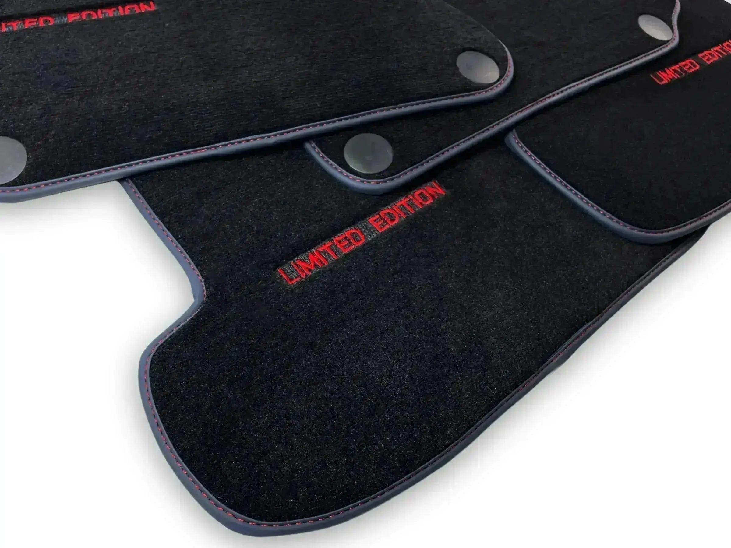 Black Floor Mats For Mercedes Benz GLE-Class W166 Allrounder (2015-2019) | Limited Edition