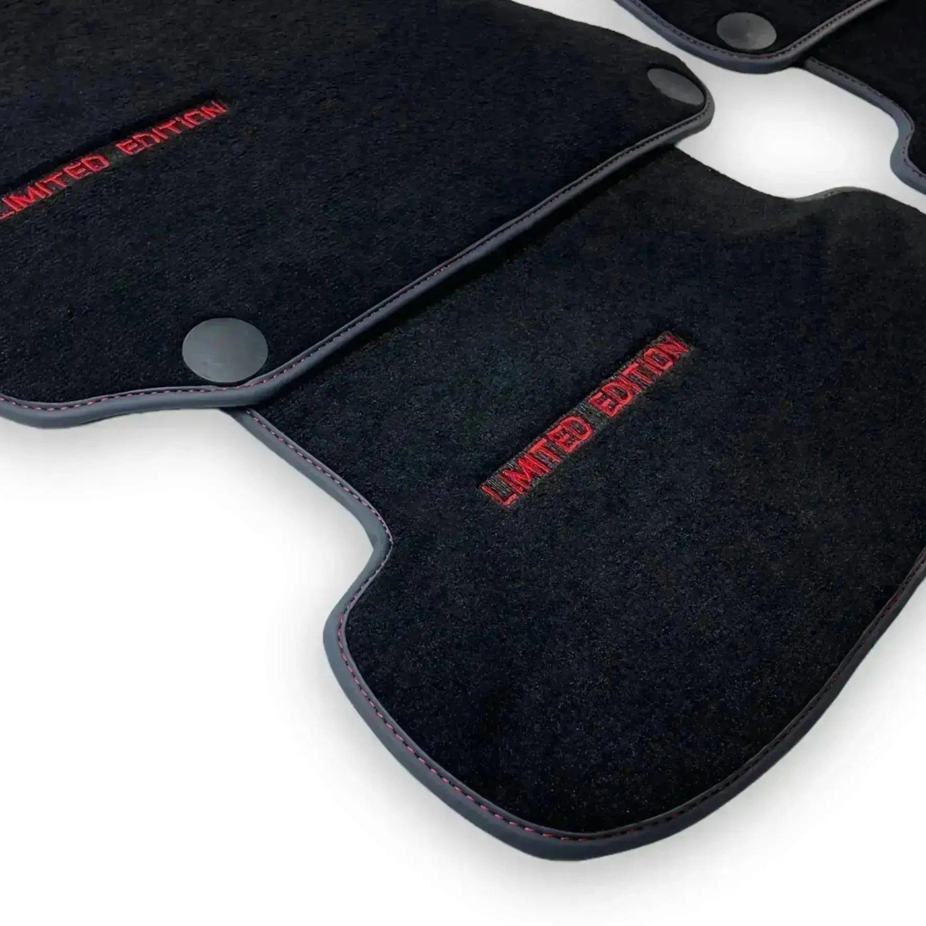 Black Floor Mats For Mercedes Benz GLE-Class W166 Allrounder (2015-2019) | Limited Edition - AutoWin