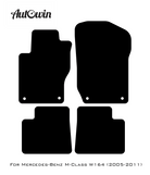 Black Floor Mats For Mercedes Benz M-Class W164 (2005-2011) | Limited Edition