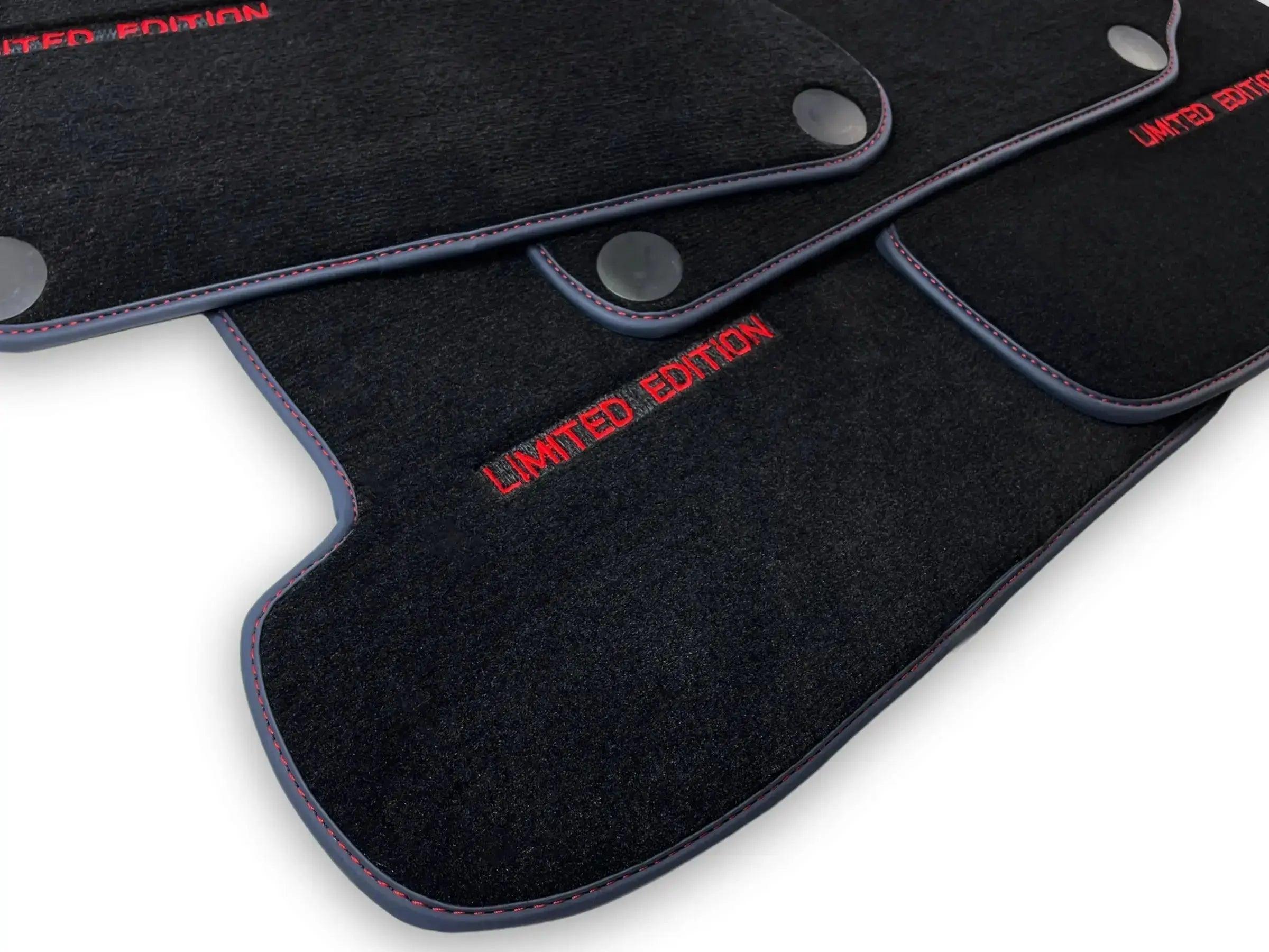 Black Floor Mats For Mercedes Benz S-Class V223 (2021-2023) Hybrid | Limited Edition - AutoWin