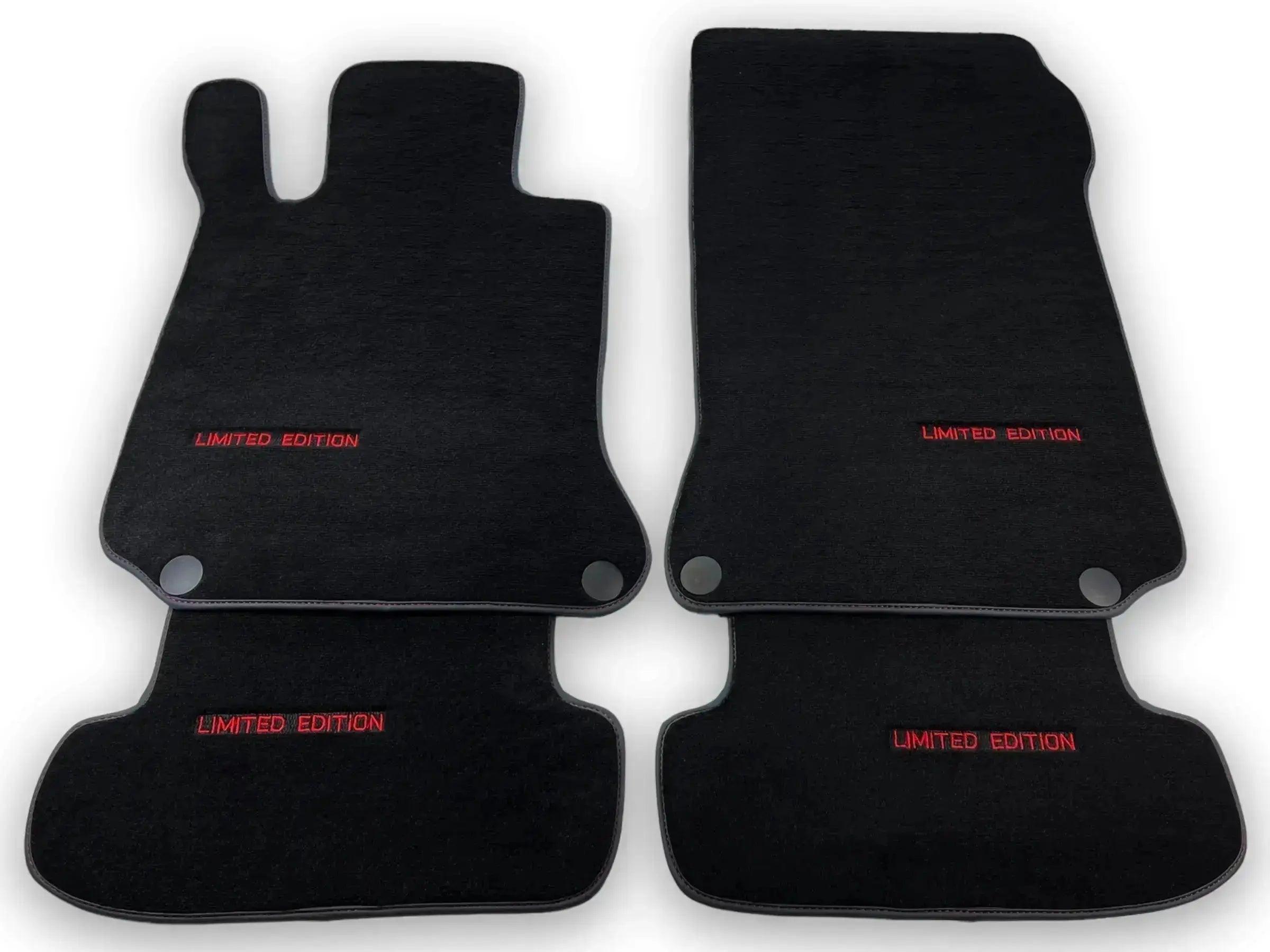Black Floor Mats For Mercedes Benz S-Class X222 Maybach (2015-2021) | Limited Edition - AutoWin