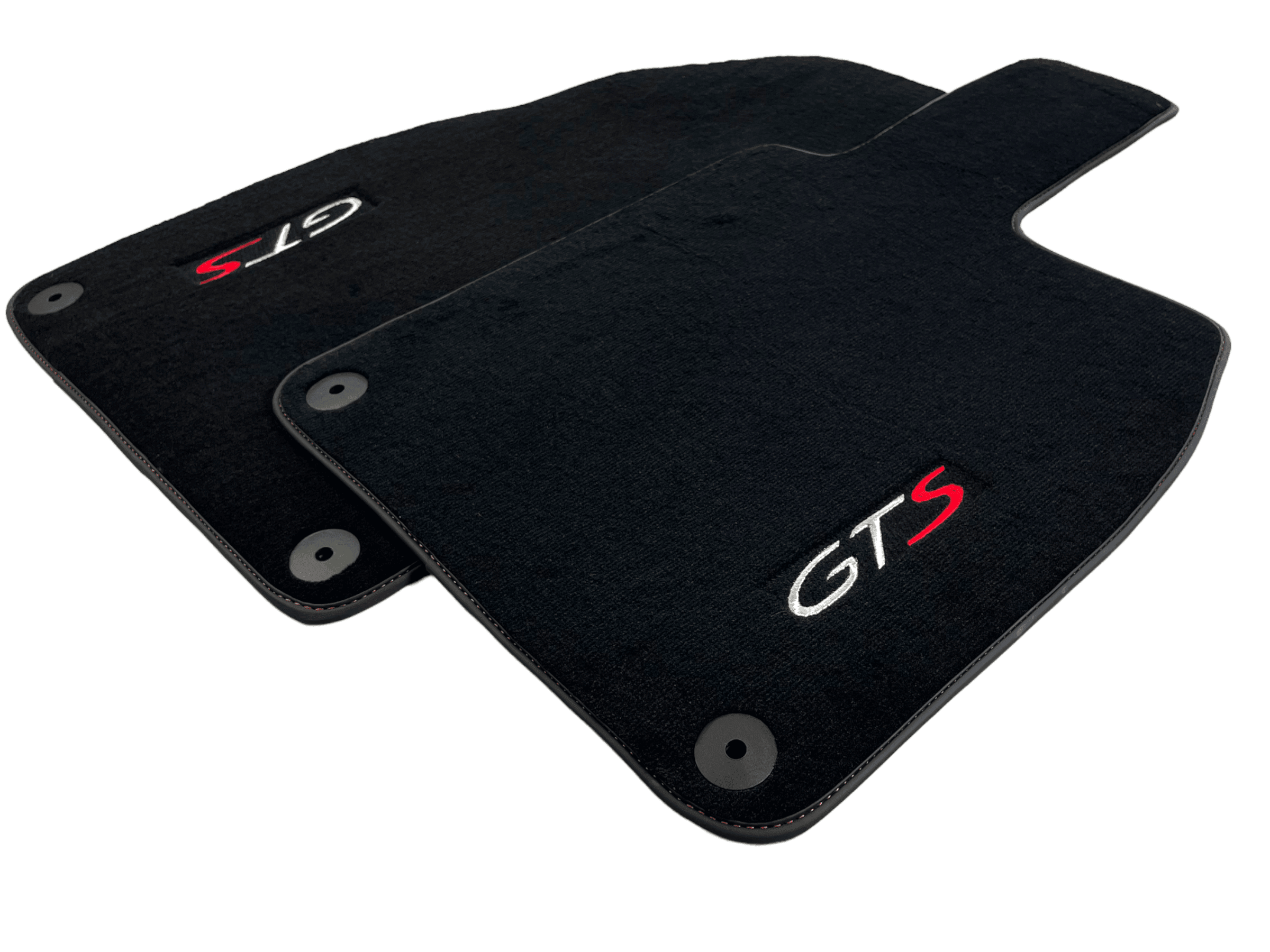 Black Floor Mats for Porsche 718 Cayman GTS (2017-2023) - AutoWin