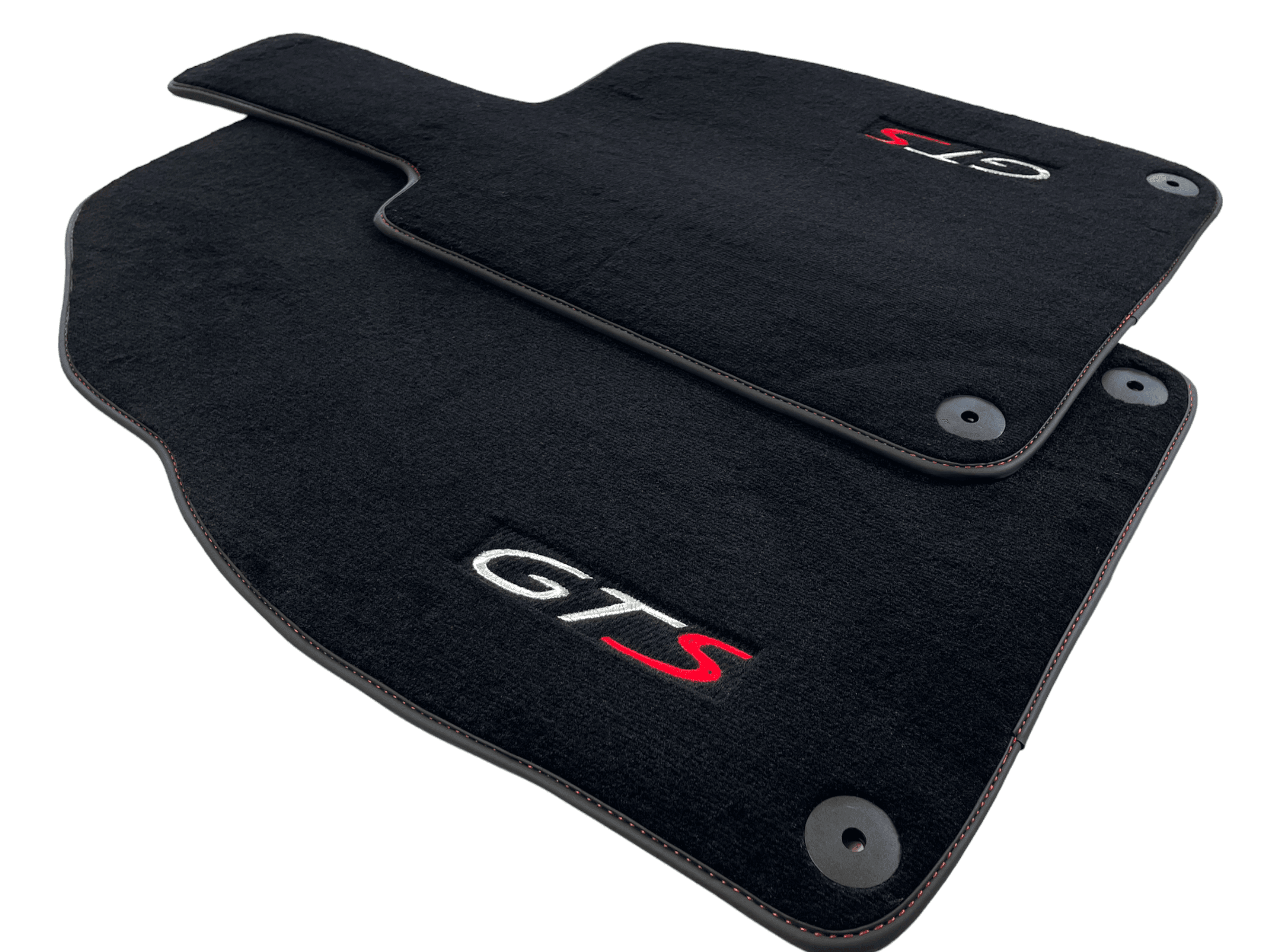 Black Floor Mats for Porsche 718 Cayman GTS (2017-2023) - AutoWin