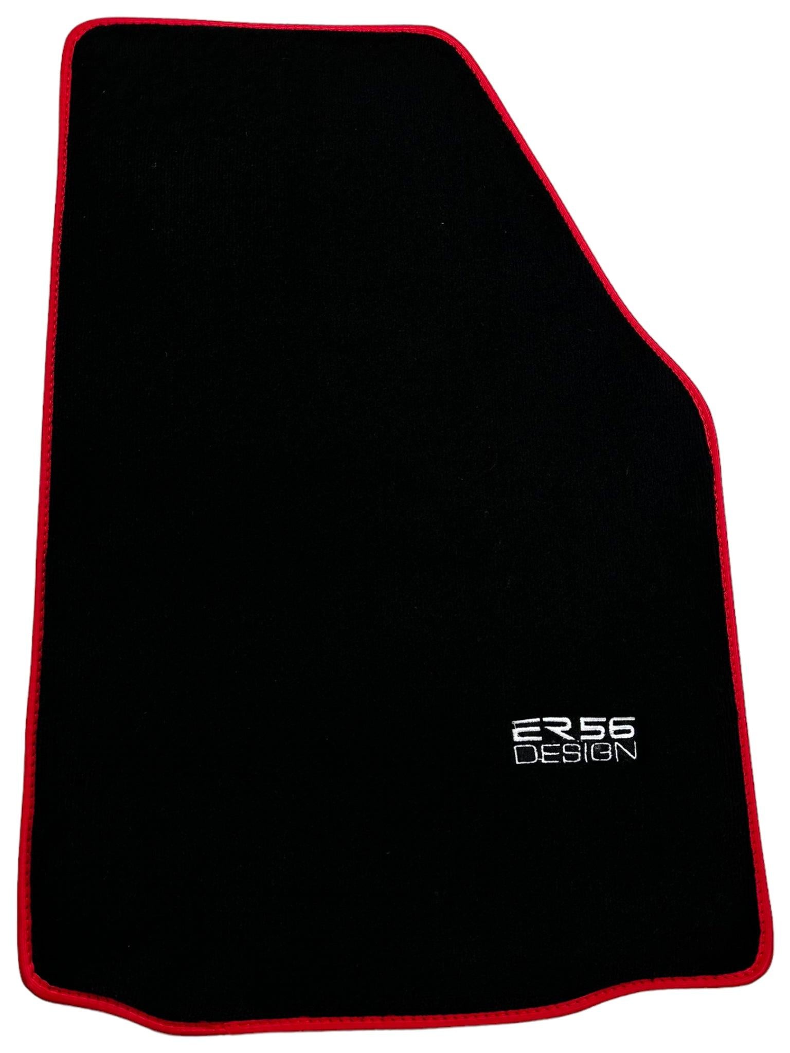 Black Floor Mats for Porsche 911 - 997 (2004-2012) ER56 Design
