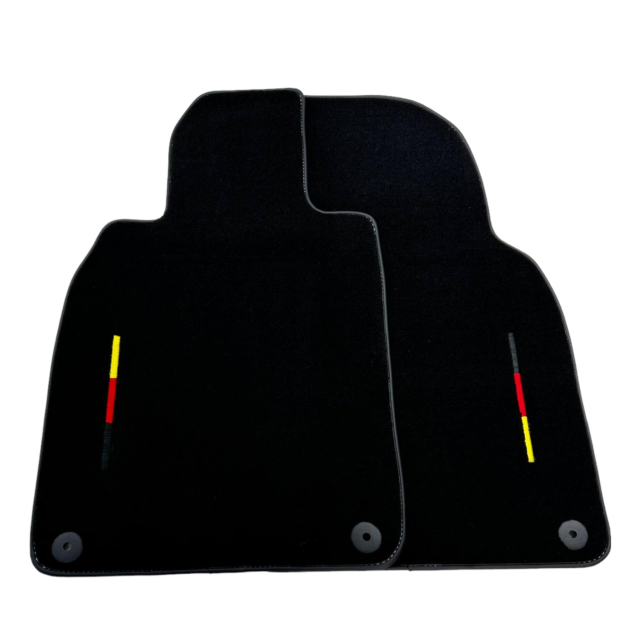 Black Floor Mats for Porsche Taycan (2019-2023) - AutoWin