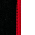 Black Floor Mats for Toyota Prius (2016-2021) ER56 Design with Red Trim