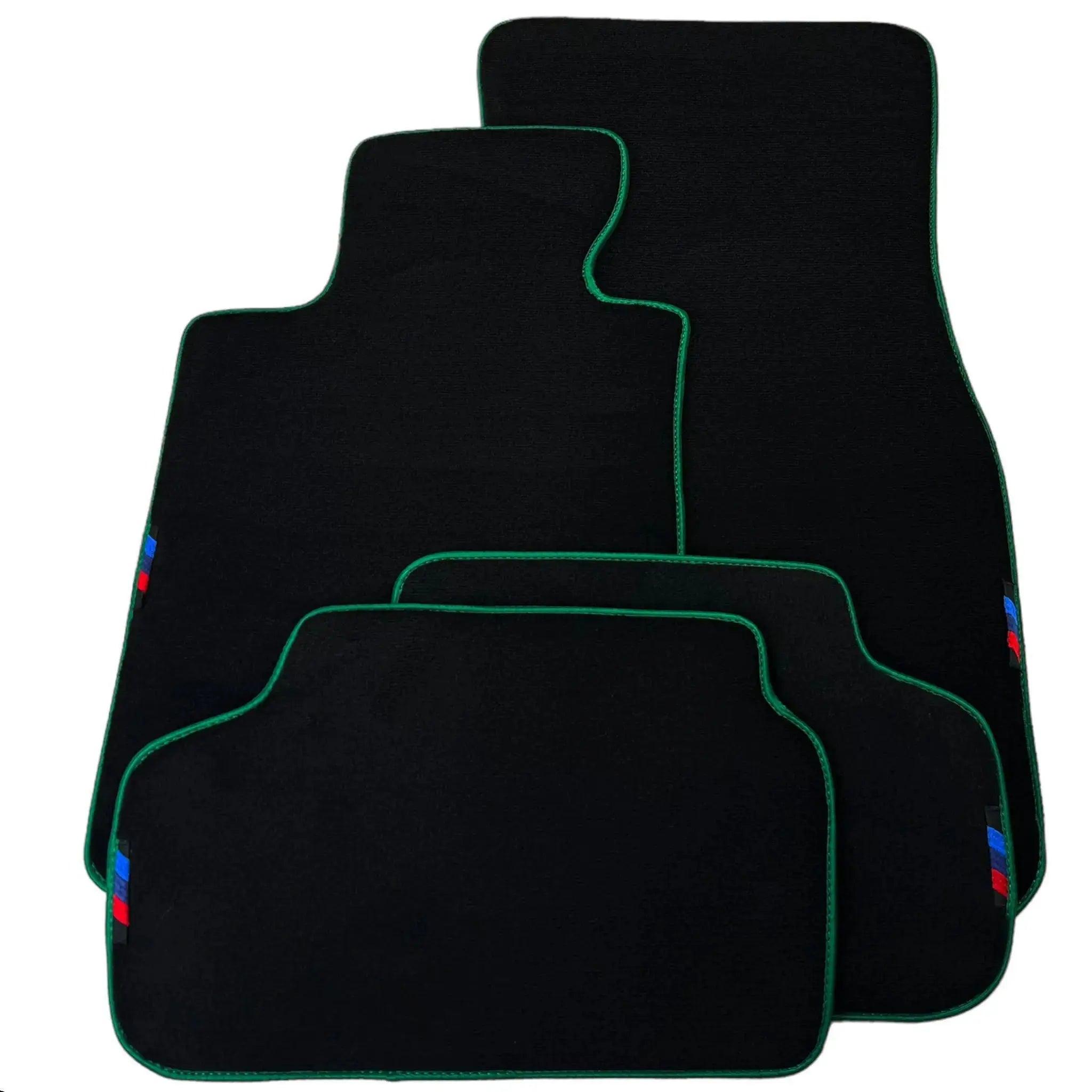 Black Mats For BMW 4 Series G22 Coupe | Green Trim - AutoWin