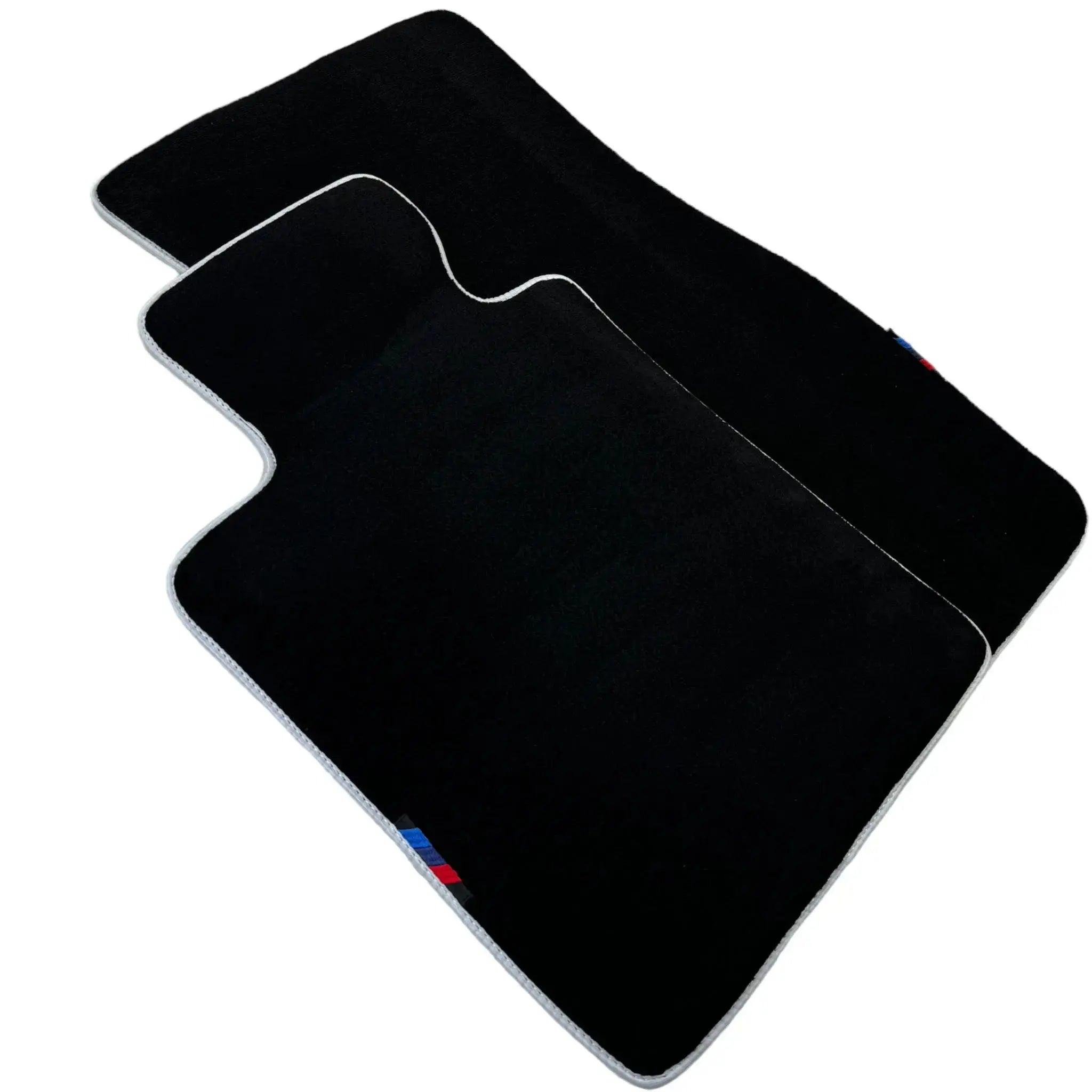 Black Mats For BMW 4 Series G23 Convertible | White Trim - AutoWin