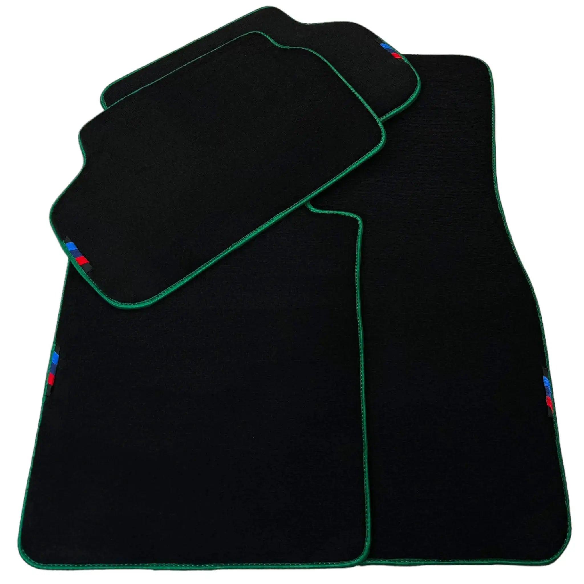 Black Mats For BMW 4 Series G26 Gran Coupe | Green Trim - AutoWin