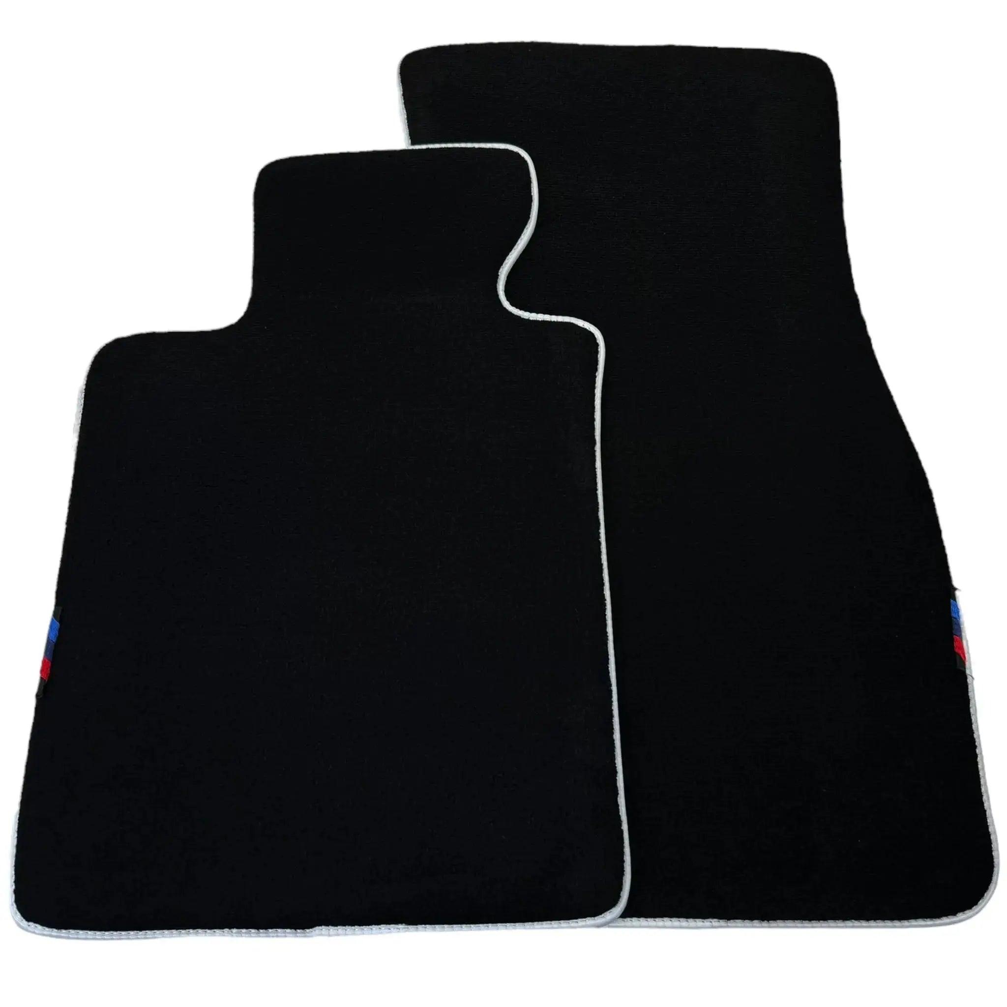 Black Mats For BMW 6 Series F13 2-door Coupe | White Trim - AutoWin