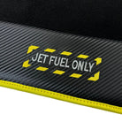 Black Mats For BMW M4 G82 Coupe | Fighter Jet Edition | Yellow Trim - AutoWin