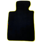Black Mats For BMW M8 F92 2-door Coupe | Yellow Trim - AutoWin
