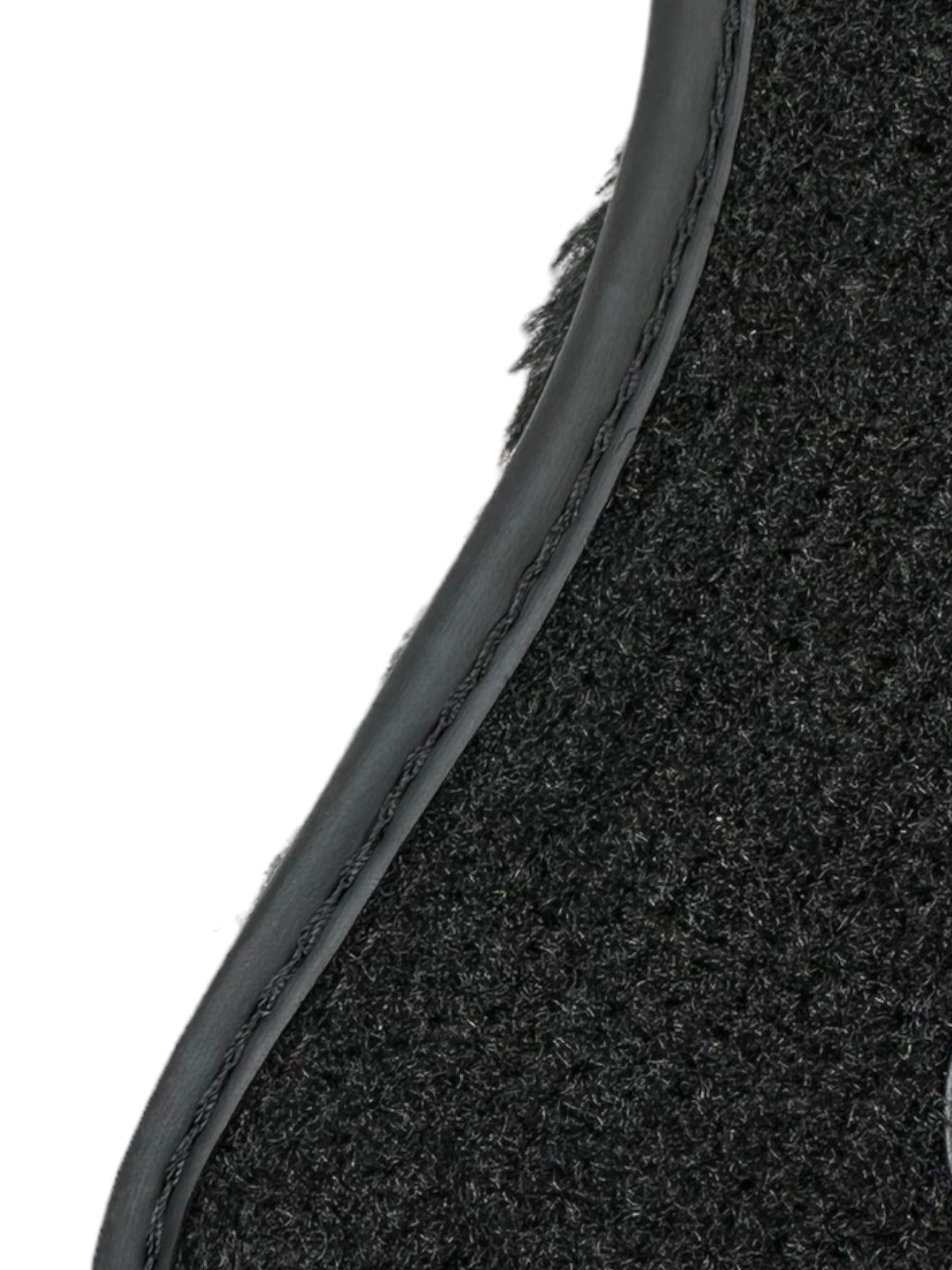 Black Sheepskin Floor Mats For Mercedes Benz E-Class W213 Sedan (2020-2023) | ER56 Design