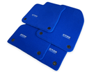 Blue Floor Mats for A7 - C8 (2018-2023) | ER56 Design