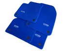Blue Floor Mats for A7 - C8 (2018-2023) | ER56 Design