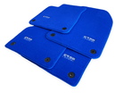 Blue Floor Mats for Audi A3 - Convertible (2008-2013) | ER56 Design