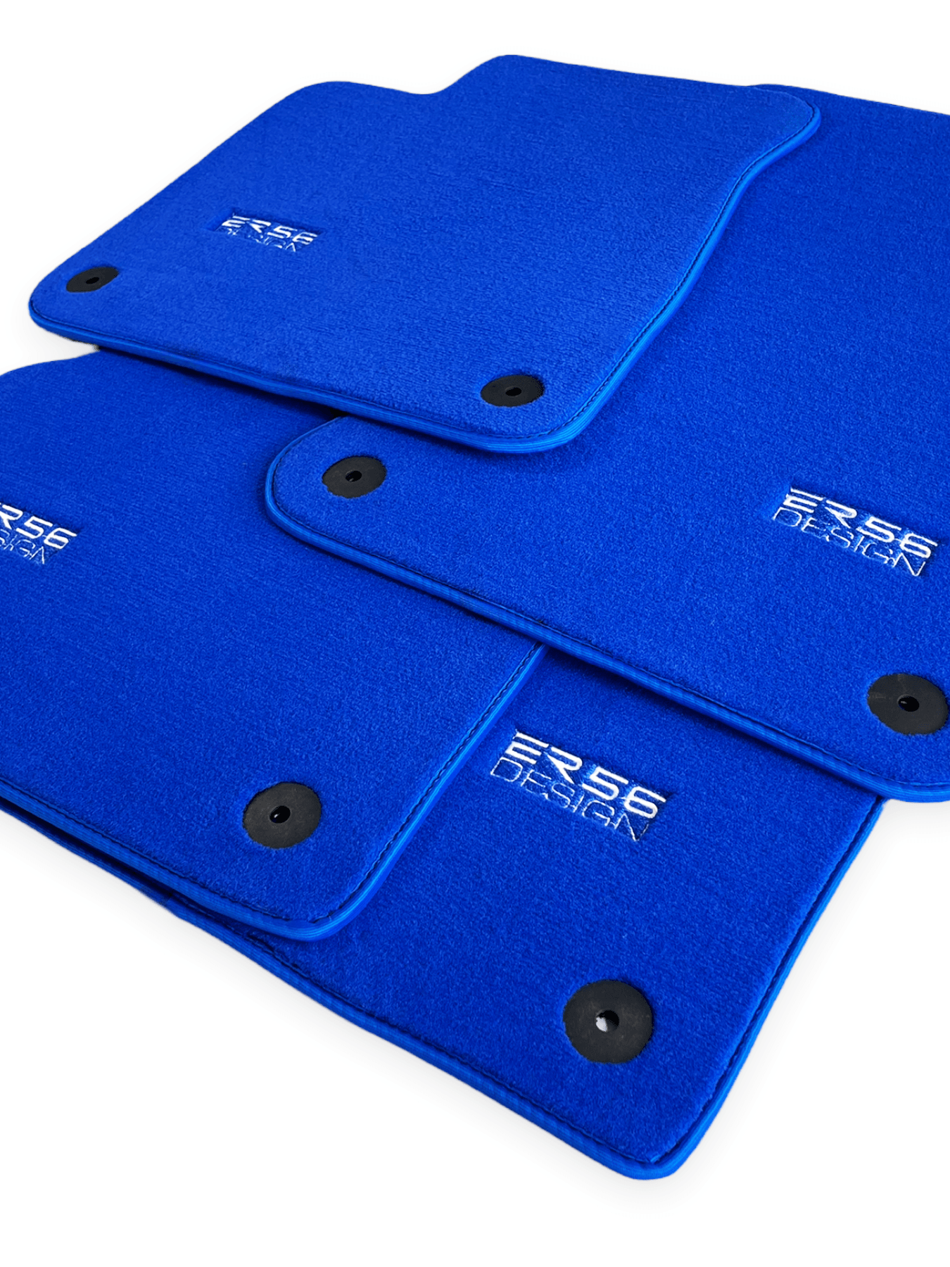Blue Floor Mats for Audi A3 - Convertible (2014-2020) | ER56 Design