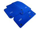 Blue Floor Mats for Audi A4 - B7 Convertible (2006-2009) | ER56 Design