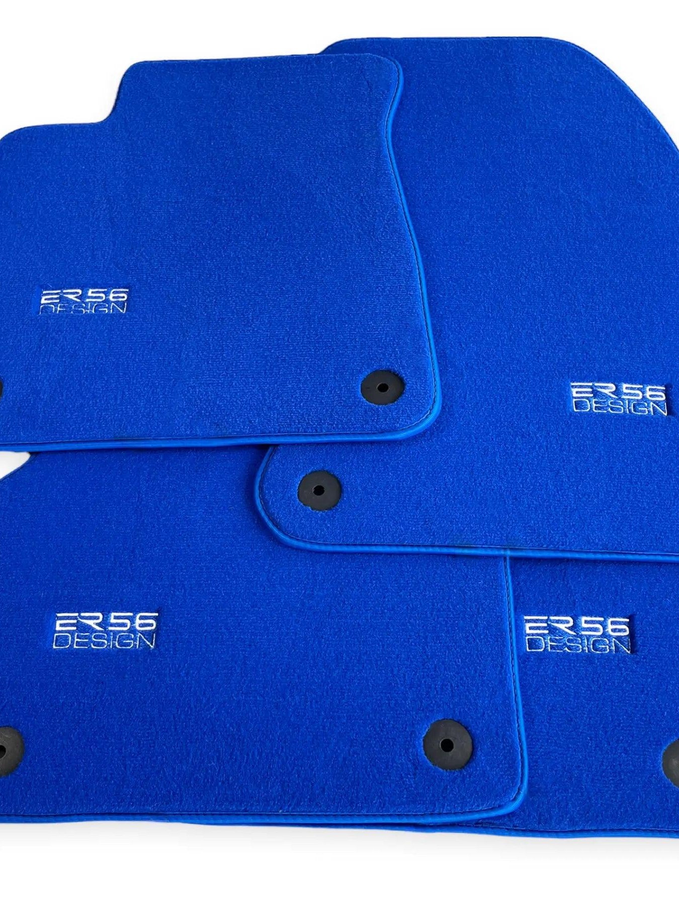 Blue Floor Mats for Audi Q3 8U (2011-2018) | ER56 Design