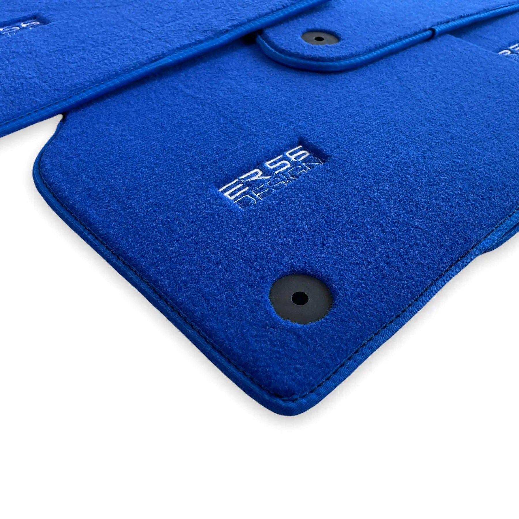 Blue Floor Mats for Audi Q8 (2018-2023) | ER56 Design