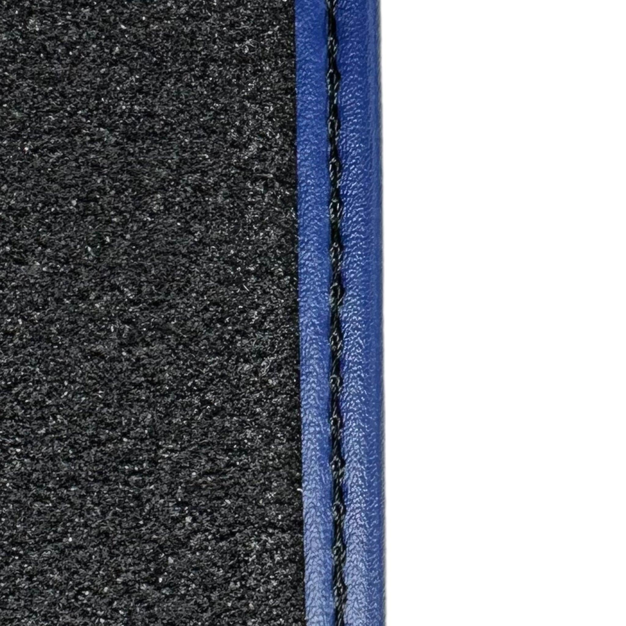Blue Floor Mats For Bentley Bentayga (2015-2023) with Leather