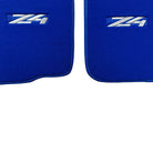 Blue Floor Mats for BMW Z4 Series E86 Coupe (2003-2008) - AutoWin