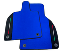 Customizable Blue Floor Mats for Lamborghini Aventador With Alcantara Leather