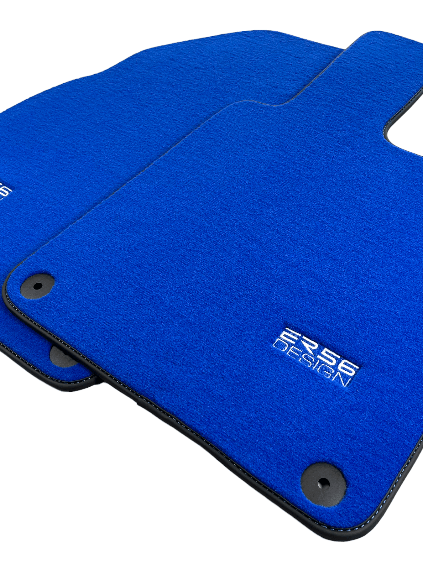 Blue Floor Mats for Porsche 981 Boxster (2013-2016) ER56 Design - AutoWin