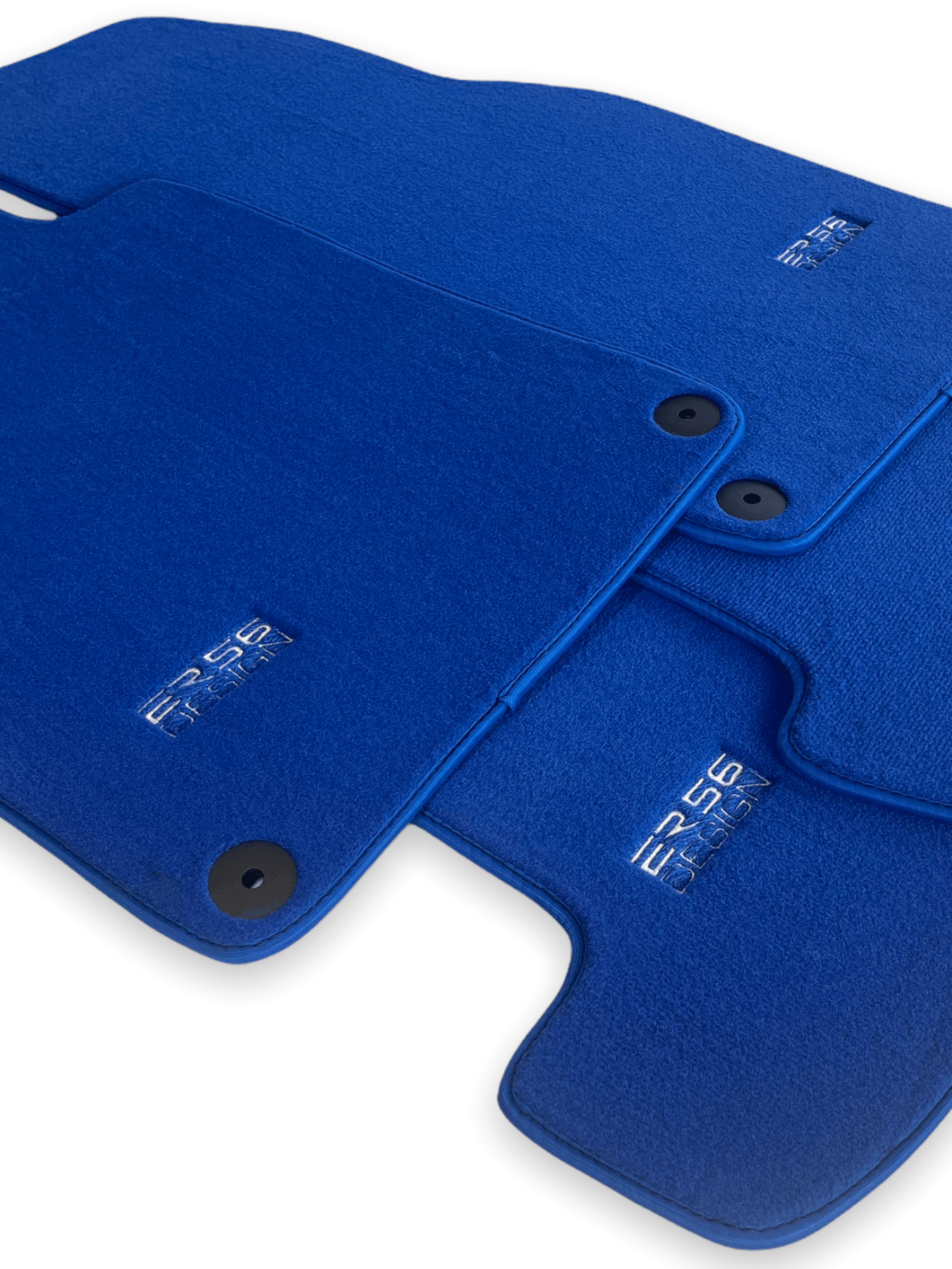 Blue Floor Mats for Porsche Taycan (2019-2023) | ER56 Design - AutoWin