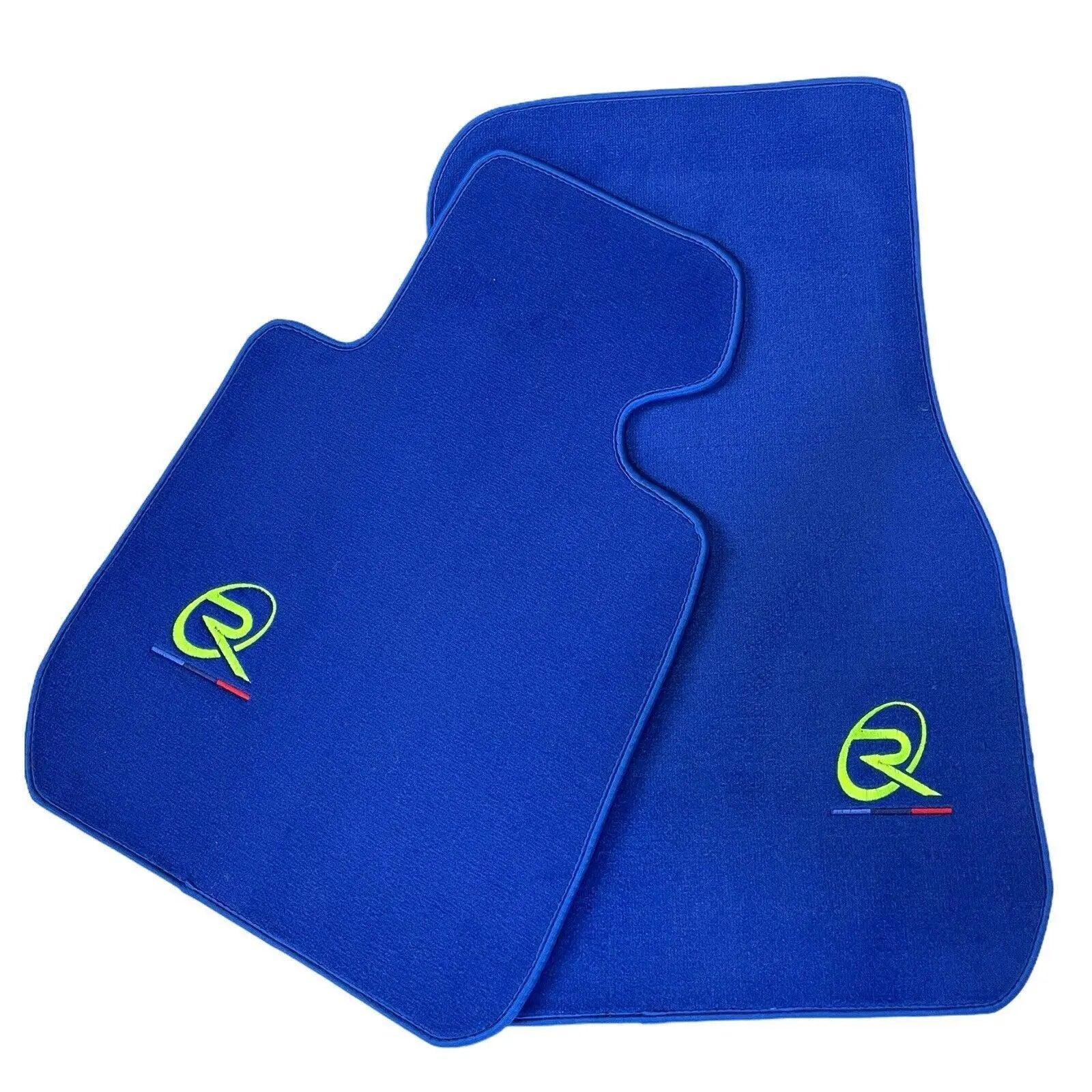 Blue Mats For BMW 5 Series E34 Sedan Tailored Set Perfect Fit - AutoWin