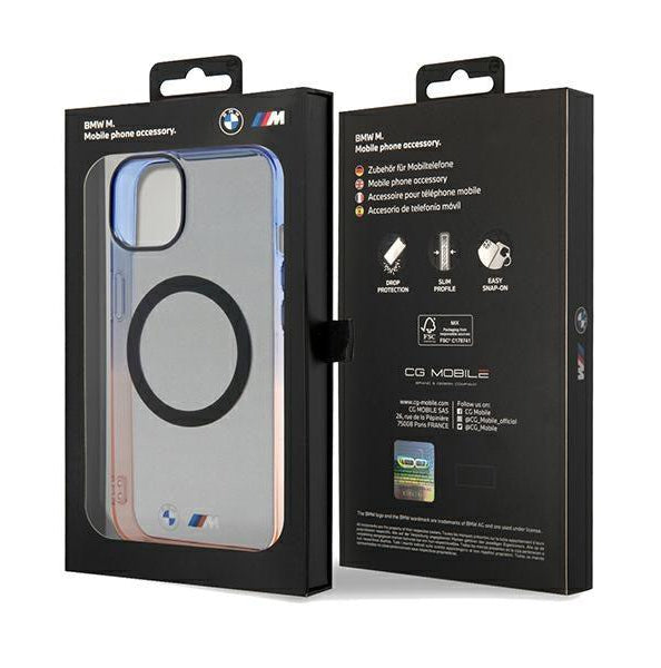 BMW Gradient Bumper MagSafe Hardcase for iPhone 15 Plus / 14 Plus 6.7"