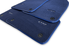 Dark Blue Floor Mats for Audi A8 D5 Long (2017-2023) | ER56 Design