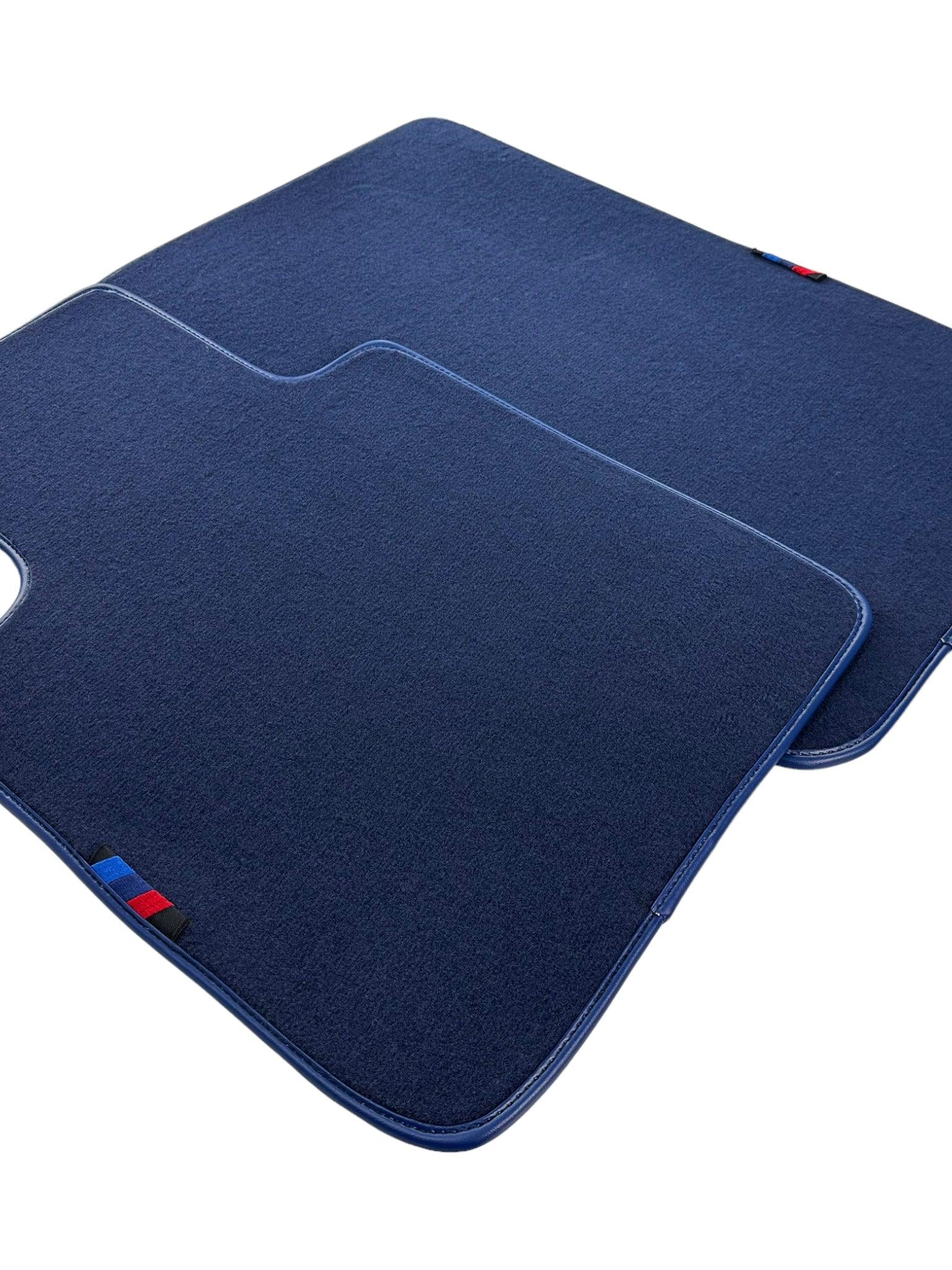 Dark Blue Floor Mats For BMW Z4 Series E86 Coupe (2003-2008) With M Package - AutoWin