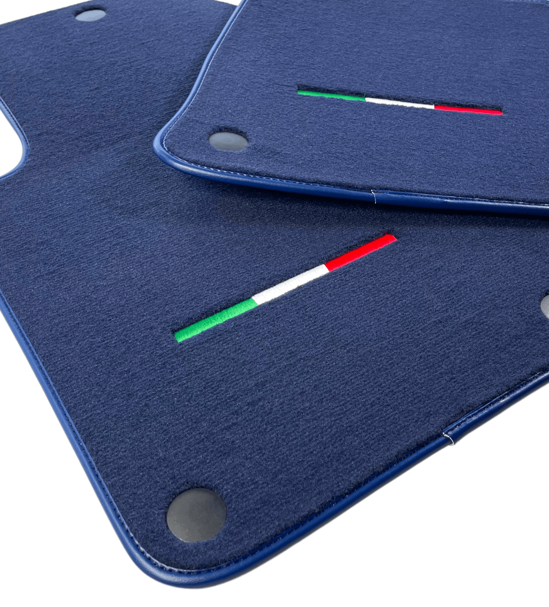 Dark Blue Floor Mats For Ferrari 612 Scaglietti 2005-2011 Italian Edition - AutoWin
