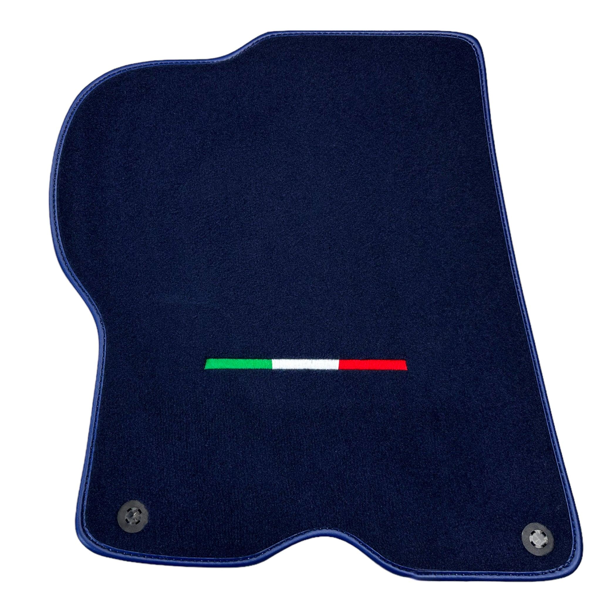 Dark Blue Floor Mats For Ferrari GTC4 Lusso (2016-2023) Italian Edition